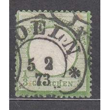 Alemania Imperio Correo 1872 Yvert 2 usado