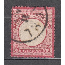 Alemania Imperio Correo 1872 Yvert 9 usado