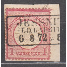 Alemania Imperio Correo 1872 Yvert 16 usado