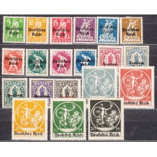 Alemania Imperio Correo 1919 Yvert 118A/118V * Mh