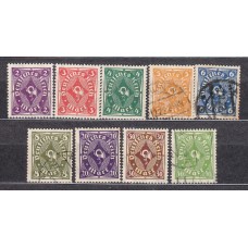 Alemania Imperio Correo 1922 Yvert 205/13 usado
