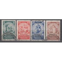 Alemania Imperio Correo 1924 Yvert 344/47 usado