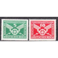 Alemania Imperio Correo 1925 Yvert 363/64 * Mh