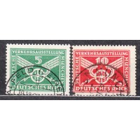 Alemania Imperio Correo 1925 Yvert 363/64 usado