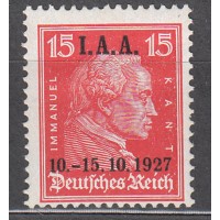Alemania Imperio Correo 1927 Yvert 399 * Mh