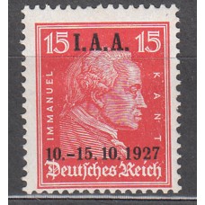 Alemania Imperio Correo 1927 Yvert 399 * Mh