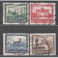 Alemania Imperio Correo 1930 Yvert 427/30 usado