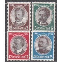 Alemania Imperio Correo 1934 Yvert 499/502 * Mh Personajes
