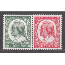Alemania Imperio Correo 1934 Yvert 522/23 * Mh 