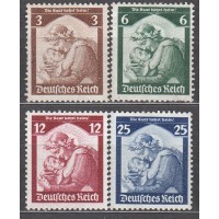 Alemania Imperio Correo 1935 Yvert 524/7 * Mh 