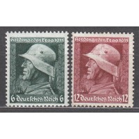 Alemania Imperio Correo 1935 Yvert 528/9 * Mh 