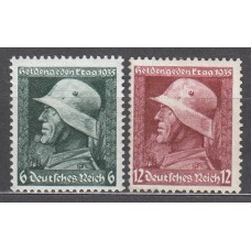 Alemania Imperio Correo 1935 Yvert 528/9 * Mh 