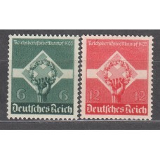 Alemania Imperio Correo 1935 Yvert 530/31 * Mh 