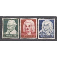 Alemania Imperio Correo 1935 Yvert 532/34 * Mh Personajes