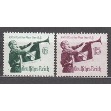 Alemania Imperio Correo 1935 Yvert 543/44 ** Mnh 