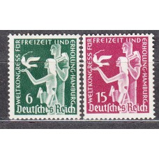 Alemania Imperio Correo 1936 Yvert 577/8 * Mh