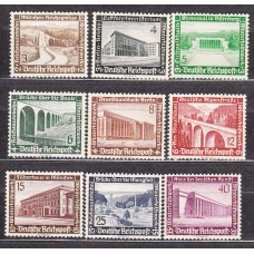 Alemania Imperio Correo 1936 Yvert 582/90 * Mh