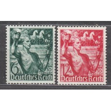 Alemania Imperio Correo 1938 Yvert 603/4 * Mh