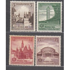 Alemania Imperio Correo 1938 Yvert 608/11 ** Mnh