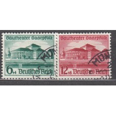 Alemania Imperio Correo 1938 Yvert 614/15 usado 