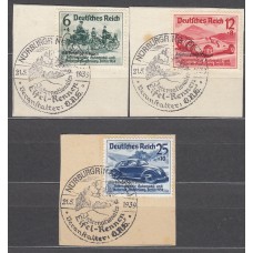Alemania Imperio Correo 1939 Yvert 629A/C usado  Coches