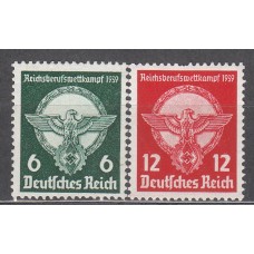 Alemania Imperio Correo 1939 Yvert 630/31 ** Mnh