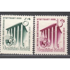 Alemania Imperio Correo 1939 Yvert 632/33 * Mh