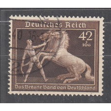 Alemania Imperio Correo 1939 Yvert 639 usado Fauna - Caballos