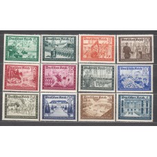 Alemania Imperio Correo 1939 Yvert 640/51 * Mh 