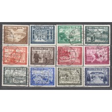 Alemania Imperio Correo 1939 Yvert 640/51 usado