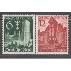 Alemania Imperio Correo 1939 Yvert 652/53 * Mh