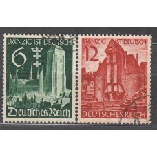 Alemania Imperio Correo 1939 Yvert 652/53  usado