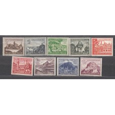 Alemania Imperio Correo 1939 Yvert 654/62 * Mh
