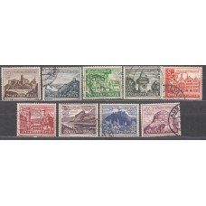 Alemania Imperio Correo 1939 Yvert 654/62 usado