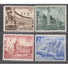 Alemania Imperio Correo 1940 Yvert 663/66 ** Mnh 
