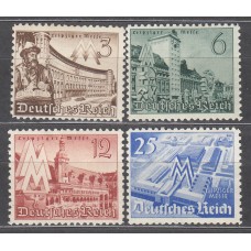 Alemania Imperio Correo 1940 Yvert 663/66 * Mh
