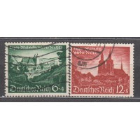 Alemania Imperio Correo 1940 Yvert 673/74 usado