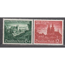 Alemania Imperio Correo 1940 Yvert 673/74 ** Mnh