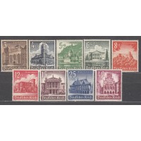 Alemania Imperio Correo 1940 Yvert 675/683 ** Mnh  Castillos y Monumentos