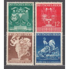 Alemania Imperio Correo 1941 Yvert 692/95 * Mh