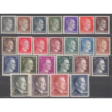 Alemania Imperio Correo 1941 Yvert 705/26 * Mh Hitler