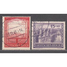 Alemania Imperio Correo 1942 Yvert 740/41 usado
