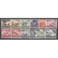 Alemania Imperio Correo 1943 Yvert 748/59 ** Mnh Barcos