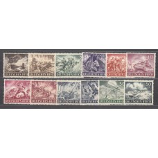 Alemania Imperio Correo 1943 Yvert 748/59 ** Mnh Barcos