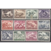 Alemania Imperio Correo 1943 Yvert 748/59 * Mh Barcos