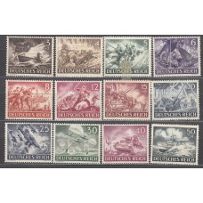 Alemania Imperio Correo 1943 Yvert 748/59 * Mh Barcos
