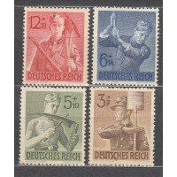 Alemania Imperio Correo 1943 Yvert 769/72 ** Mnh