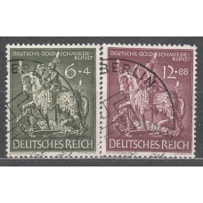 Alemania Imperio Correo 1943 Yvert 779/80 usado 