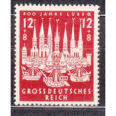Alemania Imperio Correo 1943 Yvert 781 ** Mnh Barcos