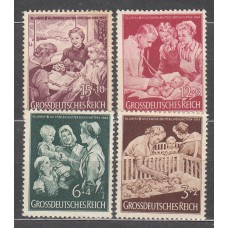 Alemania Imperio Correo 1944 Yvert 786/89 ** Mnh 